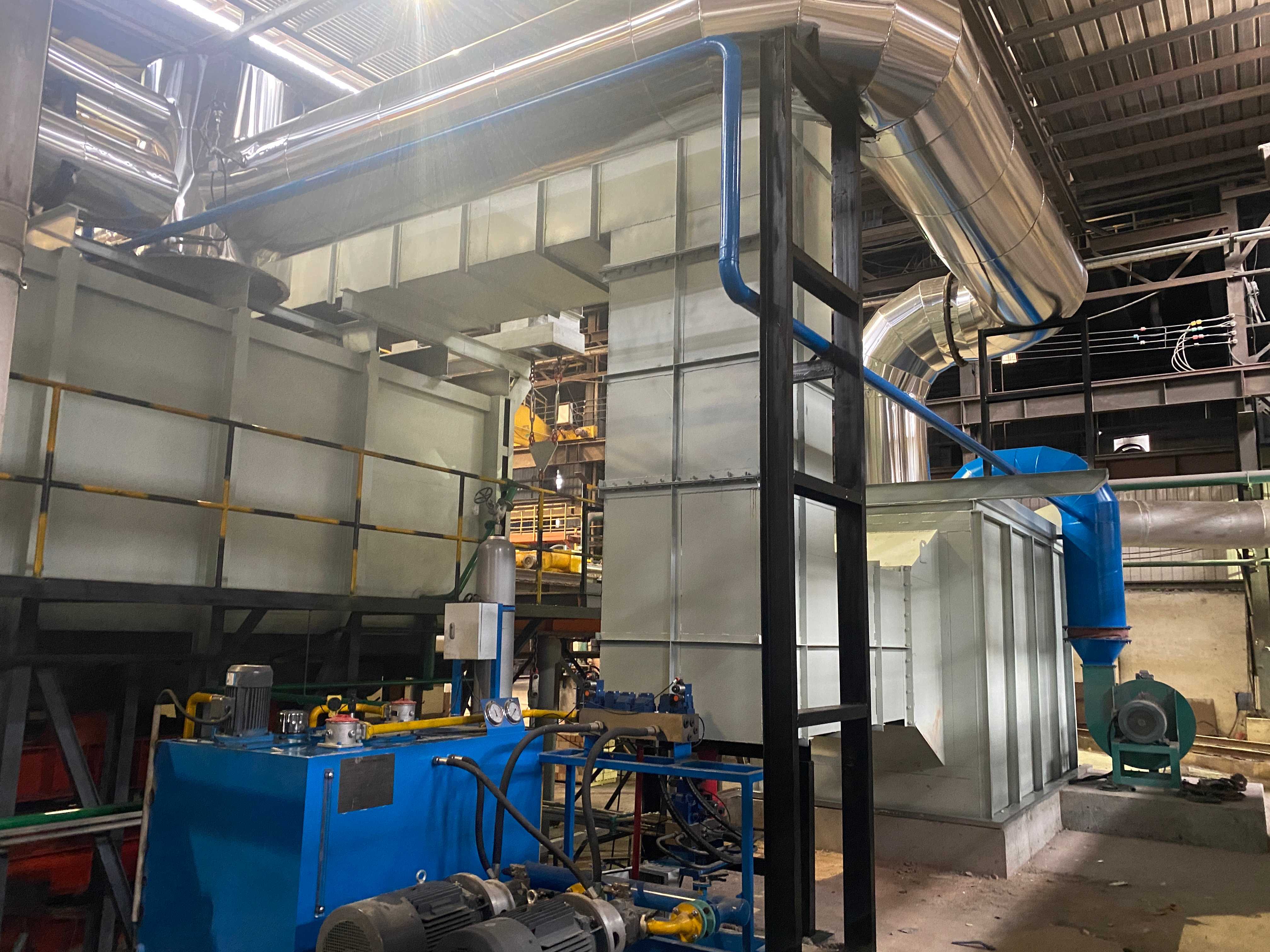 15*4m天然氣步進(jìn)底式加熱爐